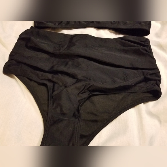 Awesome sexy high waisted padded removable bra top flirty bathing swim s… - Picture 3 of 8